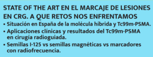 State of the art en el Marcaje de Lesiones en CRG. A que retos nos enfrentamos.